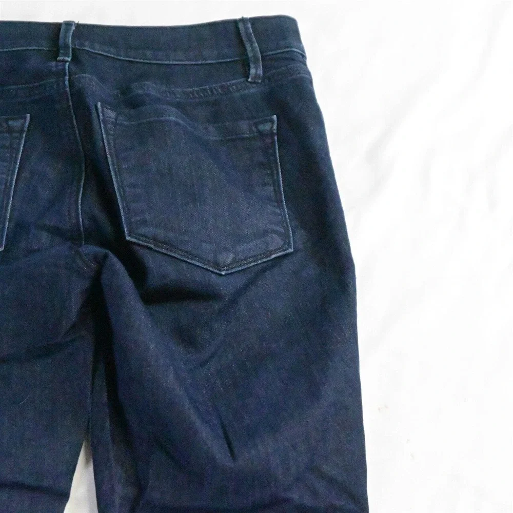 LOFT 28 / 6 Modern Kick Crop Dark Rinse Stretch‎ Denim Womens Jeans - Picture 5 of 7